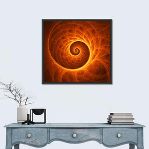 Web Spiral Abstract Wall Art