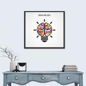 Creative Brain Illustration Wall Art