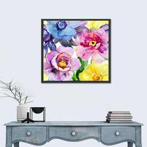 Watercolor Floral Wall Art