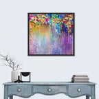 Ethereal Hanging Floral Abstract Wall Art