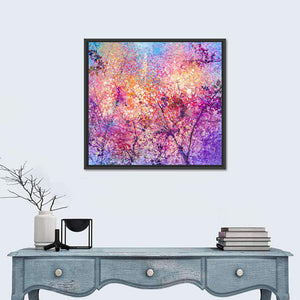 Cherry Blossom Flower Illustration Wall Art