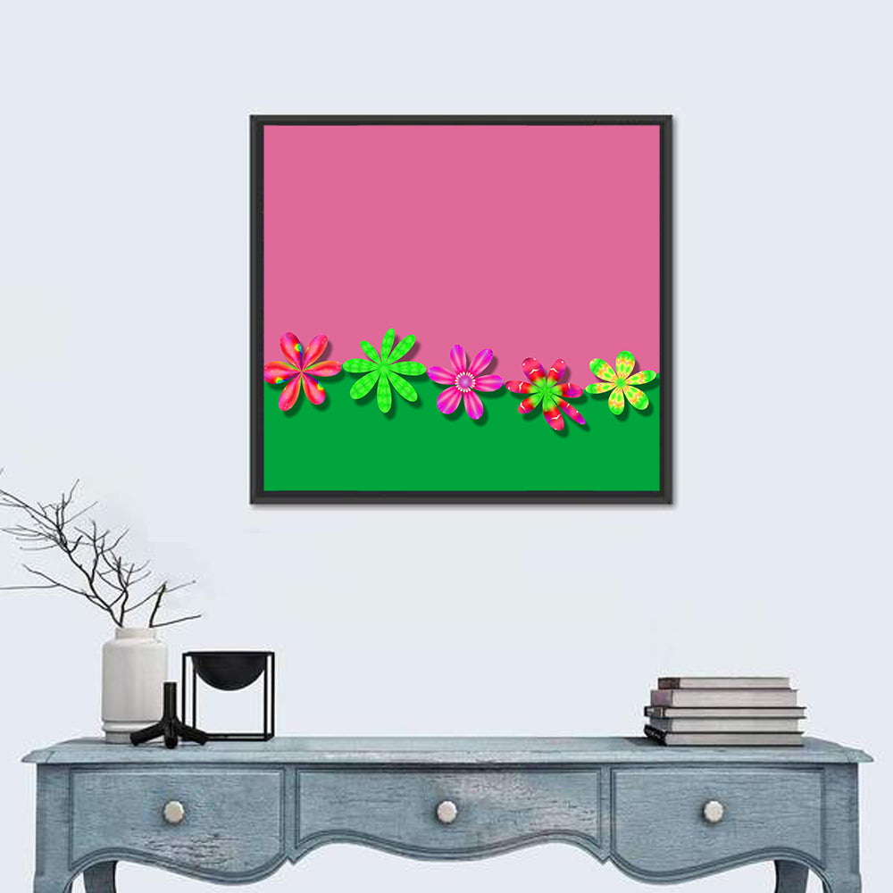 Fantasy Flowers Wallpaper Wall Art