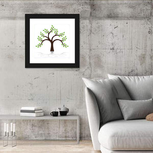 Tree Vector Illustration Wall Art