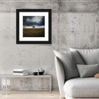 Lone Tree Under Storm Clouds Wall Art