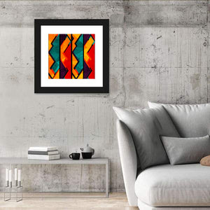 African Geometric Pattern Wall Art