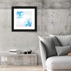 Futuristic Hexagon Network Wall Art