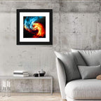 Smoky Spiral Vortex Wall Art