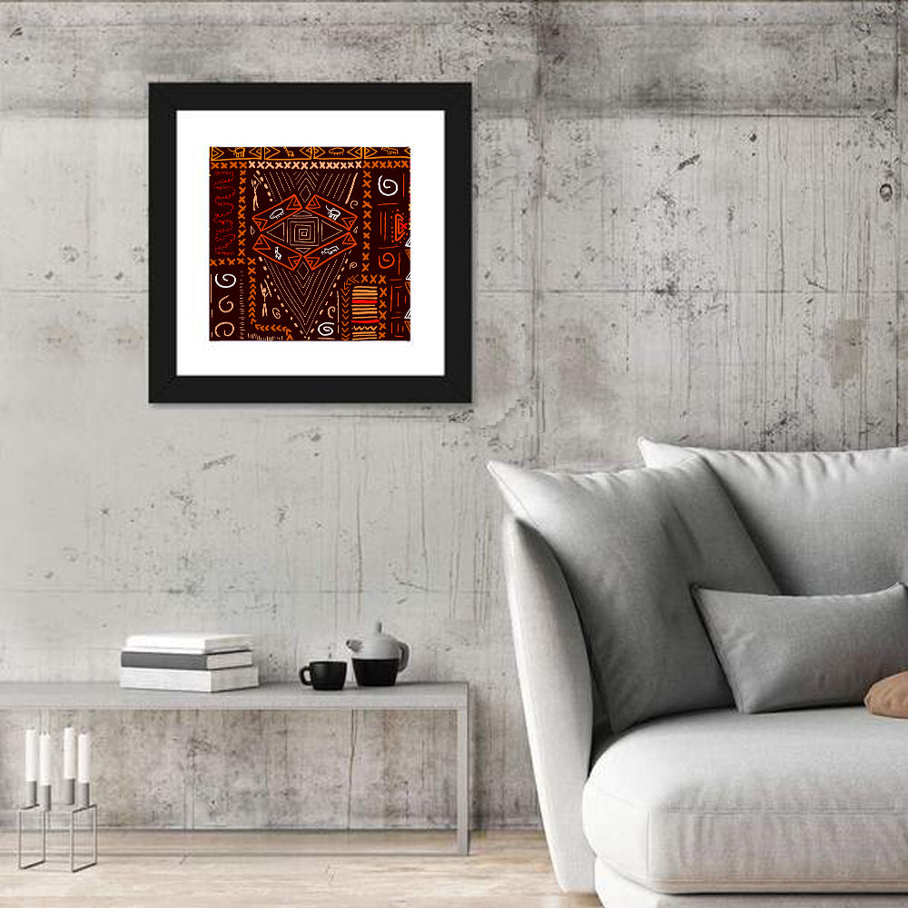 African Art Pattern Wall Art