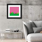 Fantasy Flowers Illustration Wall Art